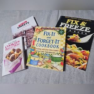 Set Of 4 Cookbooks